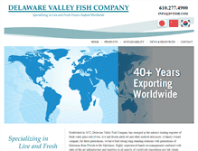 Tablet Screenshot of dvfish.com